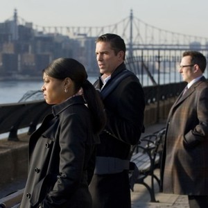 Person of Interest, Taraji P. Henson (L), Jim Caviezel (C), Kevin Chapman (R), 'Baby Blue', Season 1, Ep. #17, 03/08/2012, ©CBS