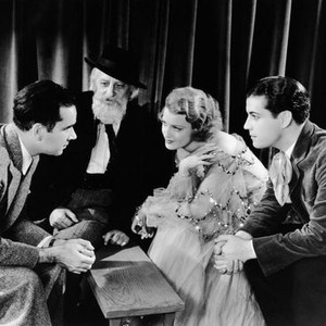 THE CAT AND THE FIDDLE, from left: director William K. Howard, Henry Kolker, Jeannette MacDonald, Ramon Novarro on set, 1933