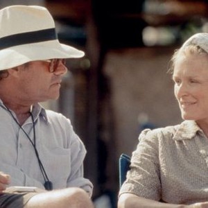 PARADISE ROAD, director Bruce Beresford, Glenn Close, on set, 1997. TM and Copyright ©20th Century Fox Film Corp. All rights reserved..
