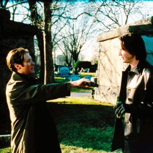 THE WATCHER, from left: James Spader and Keanu Reeves. 2000.
