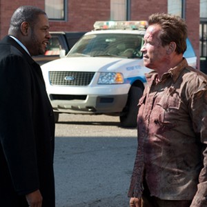 (L-R) Forest Whitaker as Agent John Bannister and Arnold Schwarzenegger as Ray Owens in "The Last Stand." photo 7