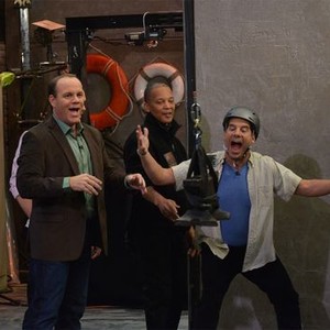 Duck Quacks Don't Echo, Seth Herzog (L), Michael Ian Black (C), Tom Papa (R), 'Faster Than A Speeding Bullet', Season 1, Ep. #8, 02/03/2014, ©NATGEOC