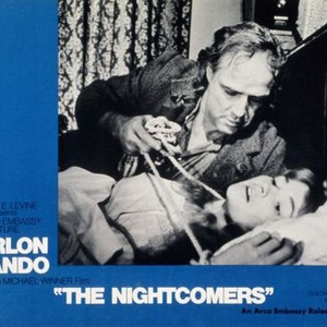 THE NIGHTCOMERS, Marlon Brando, Stephanie Beacham, 1972