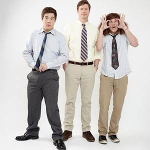 Workaholics, Adam DeVine (L), Anders Holm (C), Blake Anderson (R), 'Season 3', 05/29/2012, ©CC
