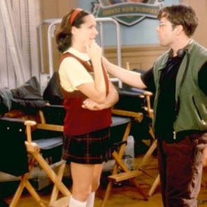 SUPERSTAR, Molly Shannon, director Bruce McCulloch, on set, 1999. (c)Paramount Pictures