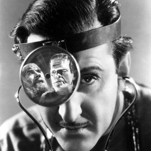 SON OF FRANKENSTEIN, Bela Lugosi (inset), Boris Karloff (inset), Basil Rathbone, 1939