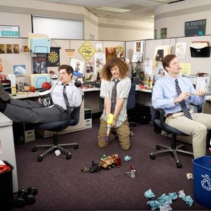 Workaholics, Adam DeVine (L), Blake Anderson (C), Anders Holm (R), 'Season 3', 05/29/2012, ©CC