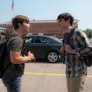 (L-R) Nathan Kress as Trey and Max Deacon as Donnie in "Into the Storm." photo 18