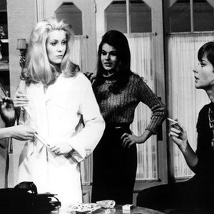 BELLE DE JOUR, from left: Francoise Fabian, Catherine Deneuve, Maria Latour, Genevieve Page, 1967