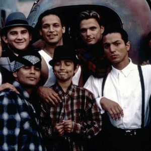 BOUND BY HONOR, (aka BLOOD IN, BLOOD OUT...BOUND BY HONOR), (back row third from left) Jesse Borrego, Benjamin Bratt, 1993, (c)Buena Vista Pictures