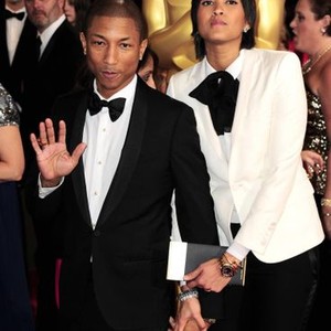 Pharrell Williams, Helen Lasichanh at arrivals for The 86th Annual Academy Awards - Arrivals 1 - Oscars 2014, The Dolby Theatre at Hollywood and Highland Center, Los Angeles, CA March 2, 2014. Photo By: Gregorio Binuya/Everett Collection