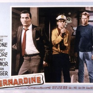BERNARDINE, Pat Boone, Hooper Dunbar, Dick Sargent, 1957, TM & Copyright ©20th Century Fox Film Corp. All rights reserved.