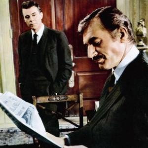 SEBASTIAN, Dirk Bogarde (rear), Nigel Davenport, 1968