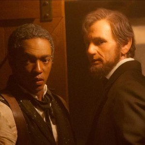 ABRAHAM LINCOLN: VAMPIRE HUNTER, from left: Anthony Mackie, Benjamin Walker, as Abraham Lincoln, 2012. Ph: Stephen Vaughan/TM and ©Twentieth Century Fox Film Corporation. All rights reserved.