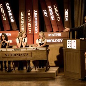 ST. TRINIAN'S, from left: Amara Karan, Tamsin Egerton, Antonia Bernath, Stephen Fry, 2007. ©NeoClassics Films
