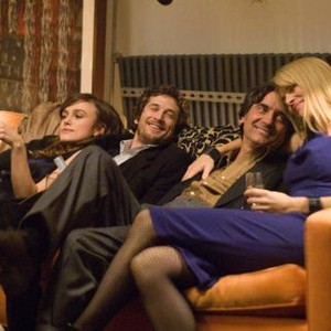LAST NIGHT, l-r: Keira Knightley, Guillaume Canet, Griffin Dunne, Stephanie Romanov, 2010, ©Gaumont
