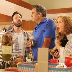 How to Live With Your Parents for the Rest of Your Life, from left: Rachel Eggleston, Jon Dore, Brad Garrett, Elizabeth Perkins, 'How to Have a Playdate', Season 1, Ep. #10, 06/05/2013, ©ABC