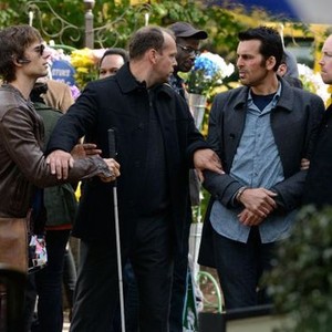 Covert Affairs, Christopher Gorham (L), Oded Fehr (R), 'Lady Stardust', Season 3, Ep. #16, 11/20/2012, ©USA
