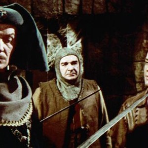 THE MASQUE OF THE RED DEATH, Vincent Price (left), David Weston (right), 1964