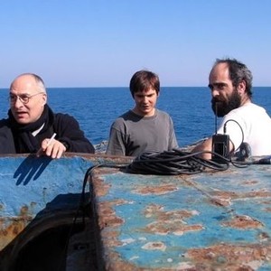 CARGO, director Clive Gordon, Daniel Bruhl, Luis Tosar, on set, 2006. ©Wild Bunch