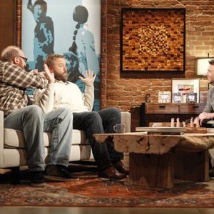 Talking Dead, Brian Posehn (L), Robert Kirkman (C), Chris Hardwick (R), 'Episode 2', Season 1, Ep. #2, 10/23/2011, ©AMC