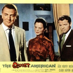 THE QUIET AMERICAN, Michael Redgrave, Giorgia Moll, Audie Murphy, 1958