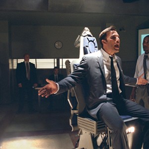 (Front, left to right) Michael C. Hall as Agent Klein, Ben Affleck as Jennings and Joe Morton as Agent Dodge in "Paycheck." photo 19
