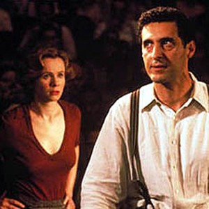 Olive (Emily Watson) and Aldo (John Turturro) break the law by performing in a controversial musical in Touchstone's Cradle Will Rock photo 2