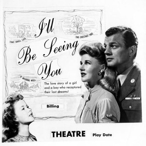 I'LL BE SEEING YOU, Shirley Temple, Ginger Rogers, Joseph Cotten, 1945