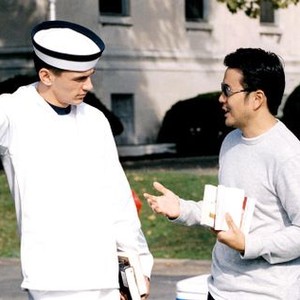 ANNAPOLIS, James Franco, director Justin Lin on set, 2006, (c) Touchstone