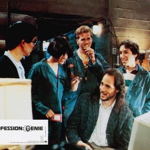 REAL GENIUS, (aka PROFESSION: GENIE), standing from left: Mark Kamiyama, Michelle Meyrink, Val Kilmer, Gabriel Jarret, Jon Gries (seated), 1985, © TriStar