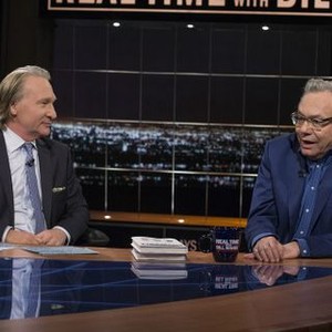 Real Time with Bill Maher, Bill Maher (L), Lewis Black (R), 02/21/2003, ©HBO