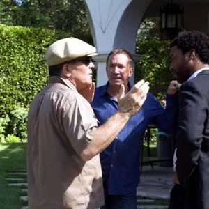 REDBELT, director David Mamet, Tim Allen, Chiwetel Ejiofor, on set, 2008. ©Sony Pictures Classics