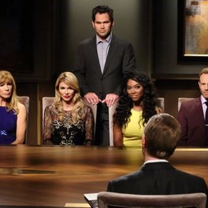 The Apprentice, from left: Leeza Gibbons, Brandi Glanville, Johnny Damon, Kenya Moore, Ian Ziering, 'I Wish I Had a Project Manager', Celebrity Apprentice 7, Ep. #4, 01/19/2015, ©NBC