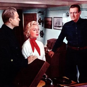 SEA CHASE, Lyle Bettger, Lana Turner, John Wayne, 1955