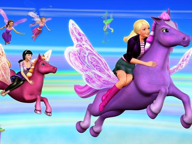 Barbie and a fairy secret shop