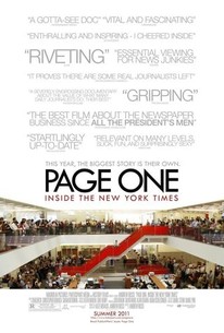 Page One: Inside The New York Times poster