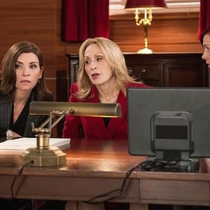 The Good Wife, Julianna Margulies (L), Jan Maxwell (R), 'Old Spice', Season 6, Ep. #6, 10/26/2014, ©KSITE