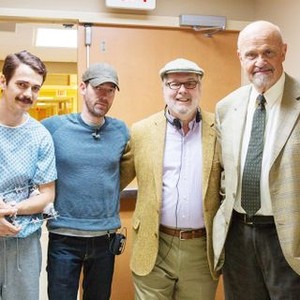 90 MINUTES IN HEAVEN, (aka NINETY MINUTES IN HEAVEN), from left: Hayden Christensen, director Michael Polish, writer Don Piper, Fred Dalton Thompson, on set, 2015. ph: Quantrell Colbert