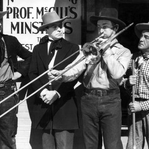 ARIZONA DAYS, Tex Ritter, William Faversham, Syd Saylor (with trombone), 1937