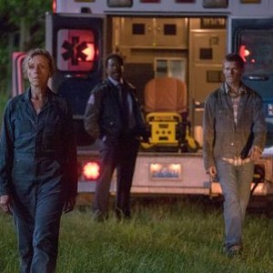 THREE BILLBOARDS OUTSIDE EBBING, MISSOURI, FROM LEFT: FRANCES MCDORMAND, WALLACE SEXTON, LUCAS HEDGES, 2017. PH: MERRICK MORTON/TM & COPYRIGHT © FOX SEARCHLIGHT PICTURES. ALL RIGHTS RESERVED.