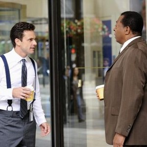 Betrayal, Chris J Johnson (L), Cedric Young (R), '...Except When A Bear Is Chasing You', Season 1, Ep. #2, 10/06/2013, ©ABC
