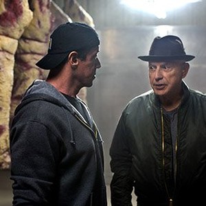 (L-R) Sylvester Stallone as Henry 'Razor' Sharp and Alan Arkin as Louis 'Lightning' Conlon in "Grudge Match."