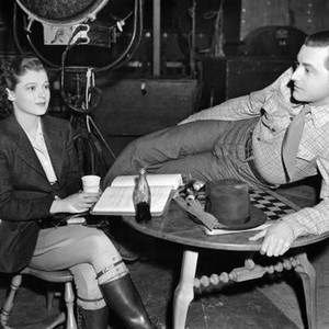 MAISIE, from left, Ruth Hussey, Robert Young, on-set, 1939