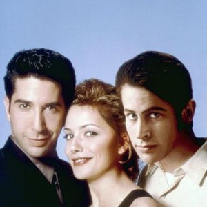KISSING A FOOL, from left: David Schwimmer, Mili Avital, Jason Lee, 1998, ©MCA/Universal Pictures