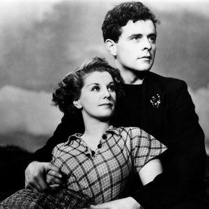 THE EDGE OF THE WORLD, from left: Belle Chrystall, Niall McGinnis, 1937