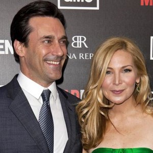 Jon Hamm, Jennifer Westfeldt at arrivals for MAD MEN Season 5 Premiere, Cinerama Dome at The Arclight Hollywood, Los Angeles, CA March 14, 2012. Photo By: Emiley Schweich/Everett Collection