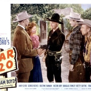 BAR 20, William Boyd (center), Andy Clyde (far right), 1943
