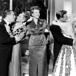 LADIES OF THE CHORUS, Adele Jergens (second from left), Nana Bryant (center), Rand Brooks (second from right), Marilyn Monroe (right), 1948