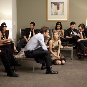 Glee, from left: Dijon Talton, Harry Shum Jr., Heather Morris, Naya Rivera, Chris Colfer, Kevin McHale, 'Journey', Season 1, Ep. #22, 06/08/2010, ©FOX